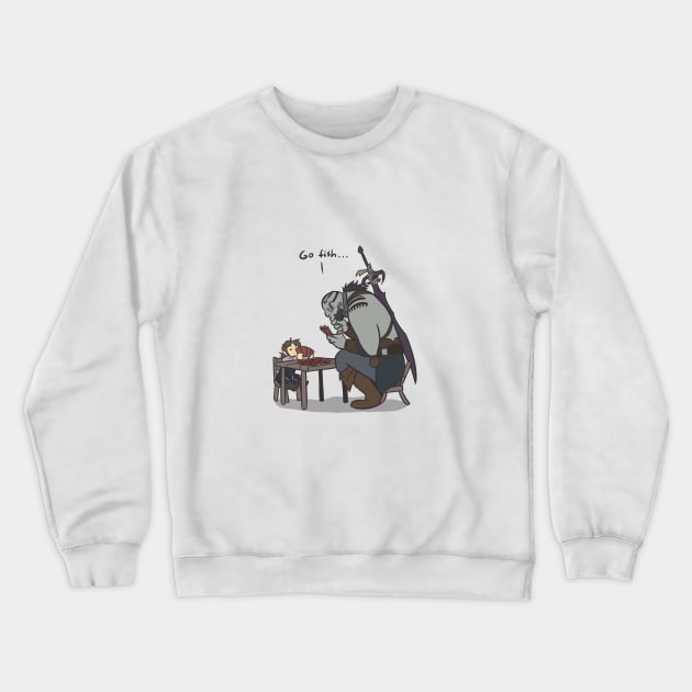 Passing the Time Crewneck Sweatshirt by Viktormon